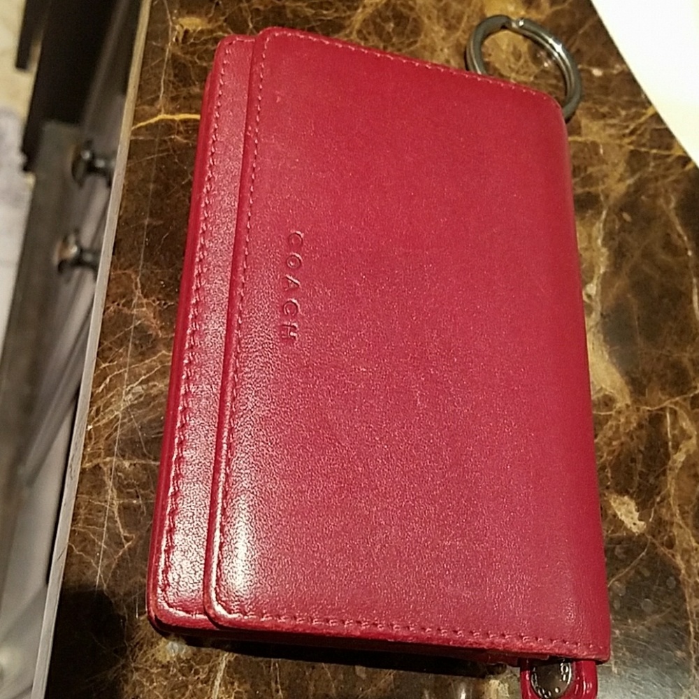 Coach leather wallet